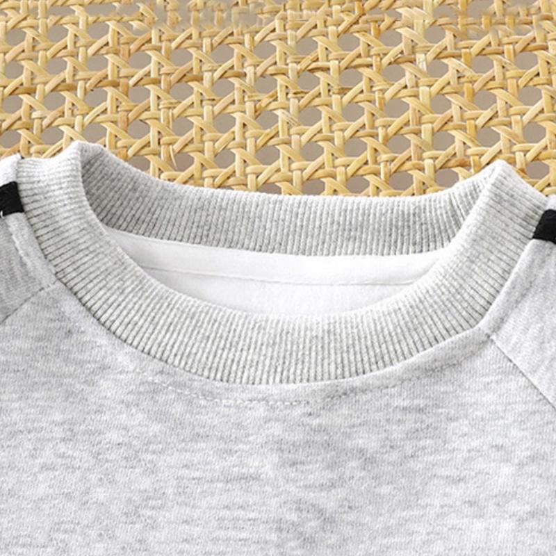 2pcs/set Kids Boys Casual Letter Print Sweatshirt Sets for Children 1-10Y Girls Clothes Tracksuit Soft Long Sleeve Top and Pants Outfit