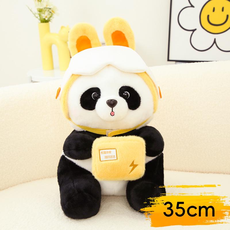 Panda Plush Takeaway Toy Cute Cartoon Childrens Birthday Gift Throw Doll Pillow