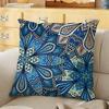 Tribal Indian Ethnic Pattern Cushion Cover Soft Durable Reversible Pillow Cover Home  Car MultiScene Daily Comfort Pillowcase