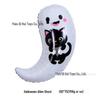 Aluminum Foil Balloons: Halloween Decorations with Ghosts, Skeletons, Pumpkins, and Bats