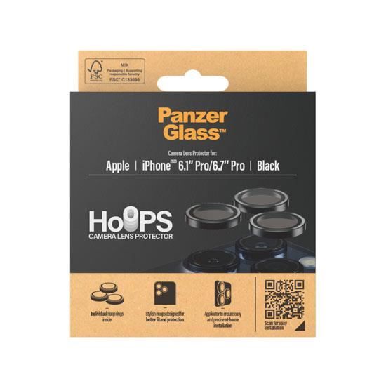 PanzerGlass PanzerGlass™ Hoop Optic Rings Pour iPhone 15 Pro/Pro Max