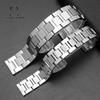 Armband Für Cartier TANk SOLO Serie Originalversion Solide Feinstahl-Uhrenketten-Zubehör Flache Schnittstelle 16 17,5 20 22mm