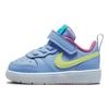 Nike Court Borough Low 2 TD Sports Comfort Non-Slip Durable Low-Top Walking Shoes Baby Shoes Blue BQ5453-405