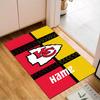 Custom Name Kansas Chiefs Fan Gear Rug Game Carpet, Floor Mat for Bedroom Living Room Entryway Rug, Home Decor Idea Gift for Christmas birthday