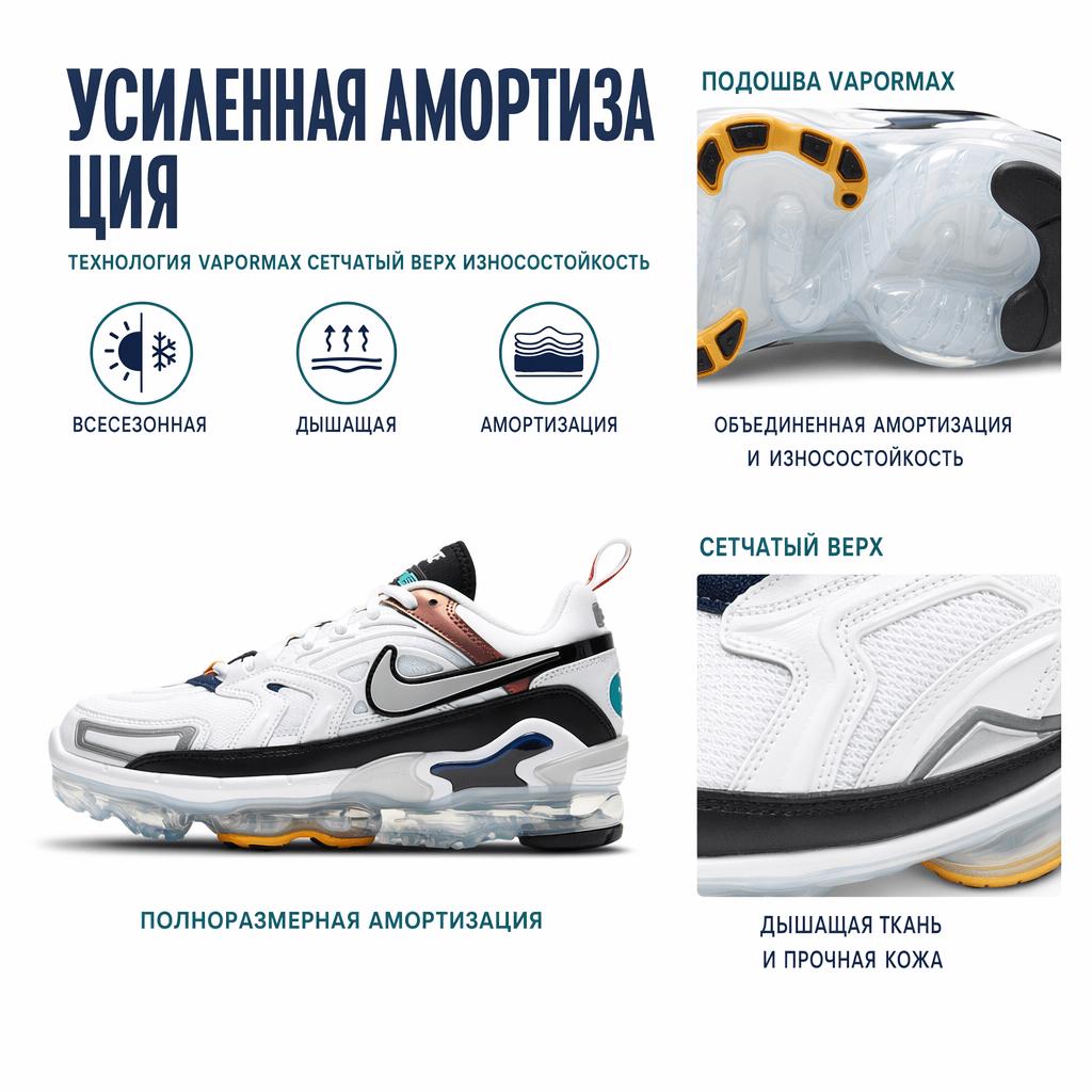 Nike Air VaporMax EVO Evolution of Icon Women Sneakers White Tech-Grey Midnight-Navy DC9113-100