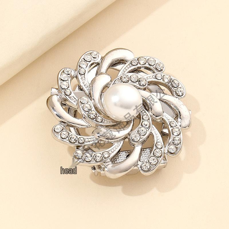 

Корейская жемчужная брошь для пальто: Украшенный стразами, двойного назначения, роскошный дизайн