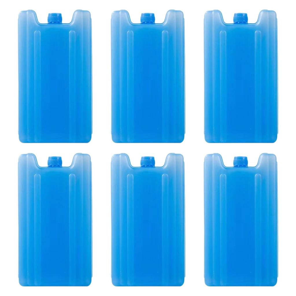 6x Tins of Crystal Ice Cooling Blocks Freezer Blocks for Outdoor Travel Camping