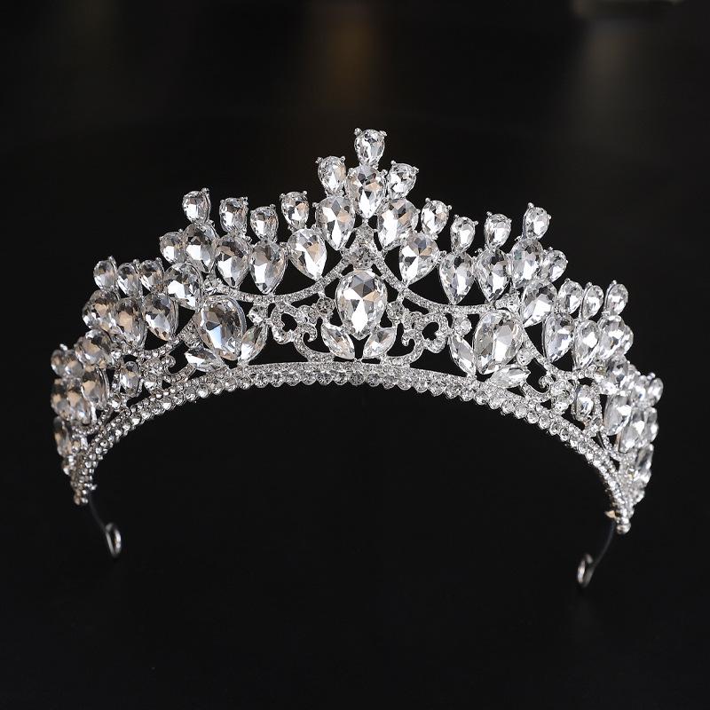 

European & American Luxury Crystal Diamond Bridal Crown for Weddings & Birthdays