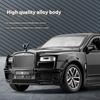 1/32 Scale Rolls Cullinan SUV Alloy Luxy Car Model Diecast Metal Toy Vehicles Car Model Sound and Light Simulation Children Gift