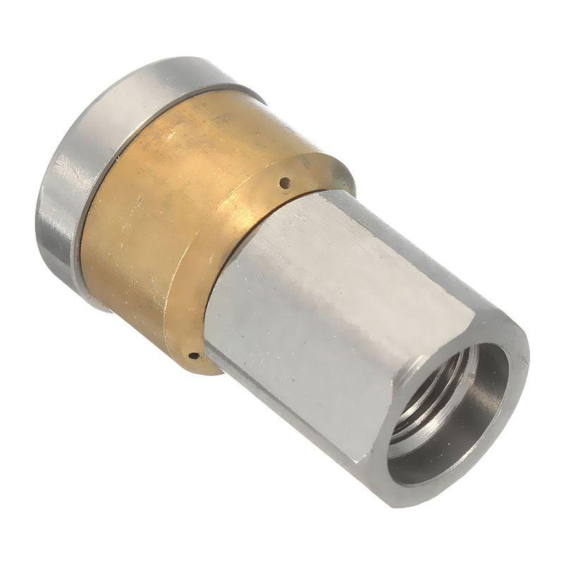 A84X-3X Steel Pressure Washer Drain Sewer Cleaning Pipe Jetter Rotary Nozzle 3 Jet 1/8 Inch F