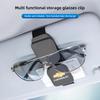 Leather Car Sun Visor Sunglasses Clip Eyeglasses Holder Auto Interior For Chevrolet  Matiz Onix Camaro Cobalt Beat Groove Equino