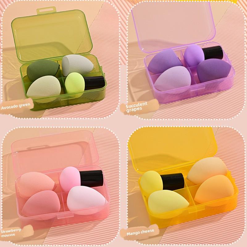 Magic Foundation Pinsel & Beauty Ei Set - Weiches Make-up Werkzeugset