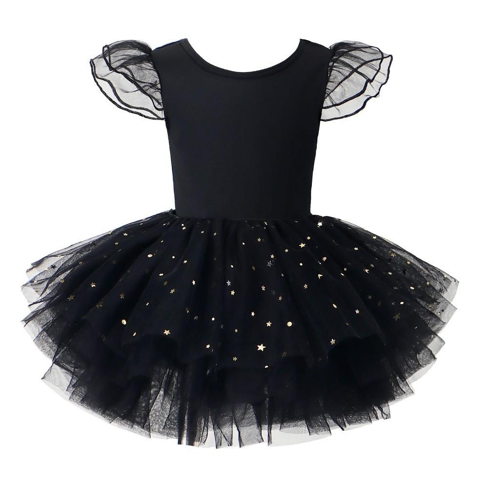 

Cross Strap Ballet TuTu Dress Sequin Party Dance Dress Ballet Performance Costume Photo Shoot 100cm-E