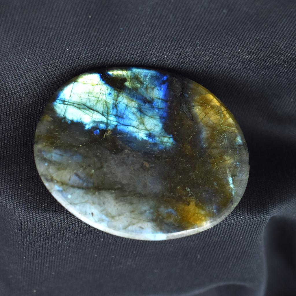 Oval Shape Labradorite 185.20 Carat Natural   Loose Gemstone