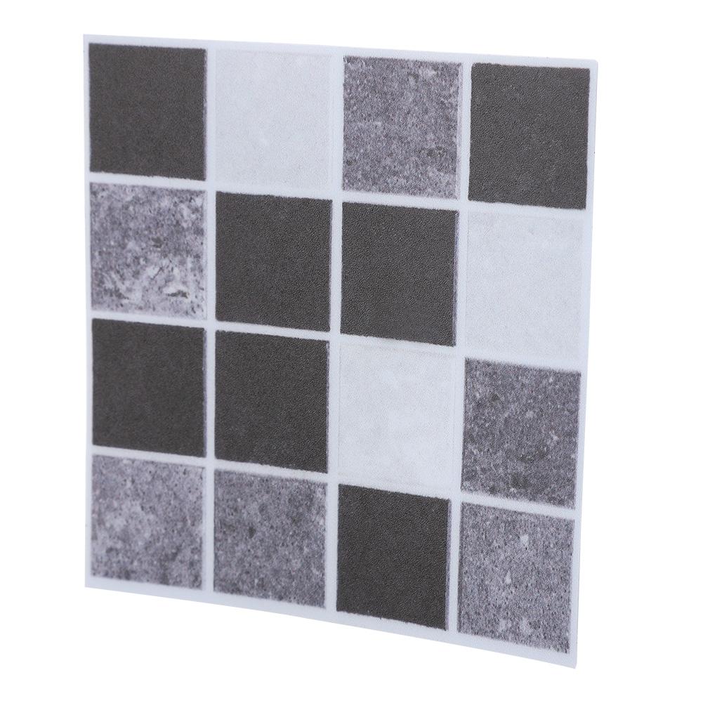 18pcs Mosaic Tile Transfer Stickers Bathroom Kitchen DIY Home(10cm*10cm)(MTS008)