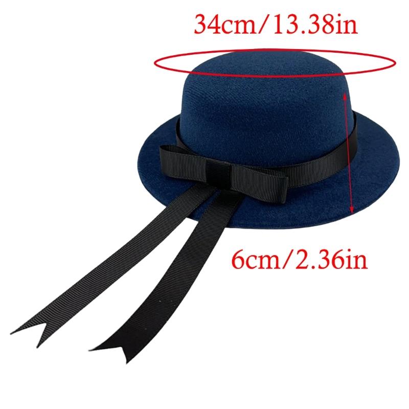 Multipurpose Soft Felt Hat Doll Clothing Accessories For Doll Costume Making Uniform Handbag Decoration Sewing Craft