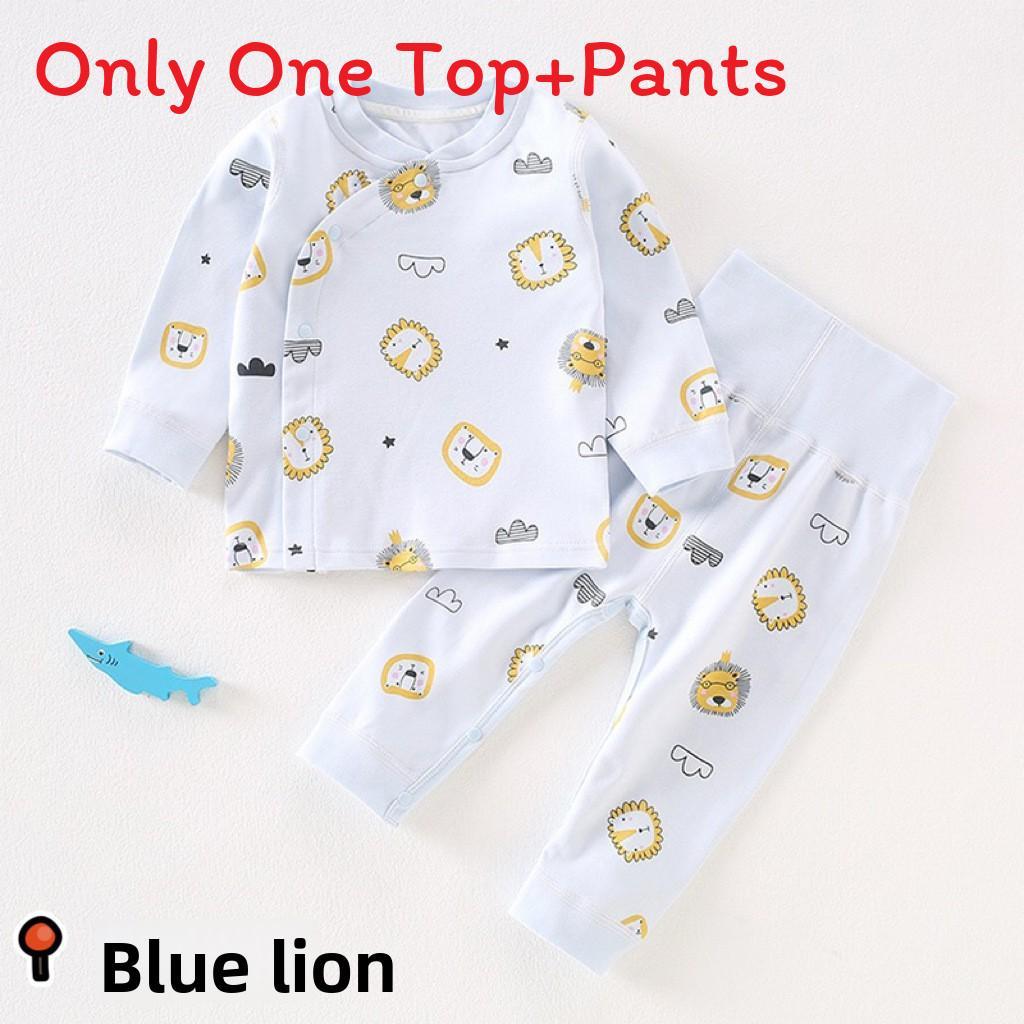 Baby Cotton Pajama Set With Antibacterial Fabric For Newborns And Toddlers