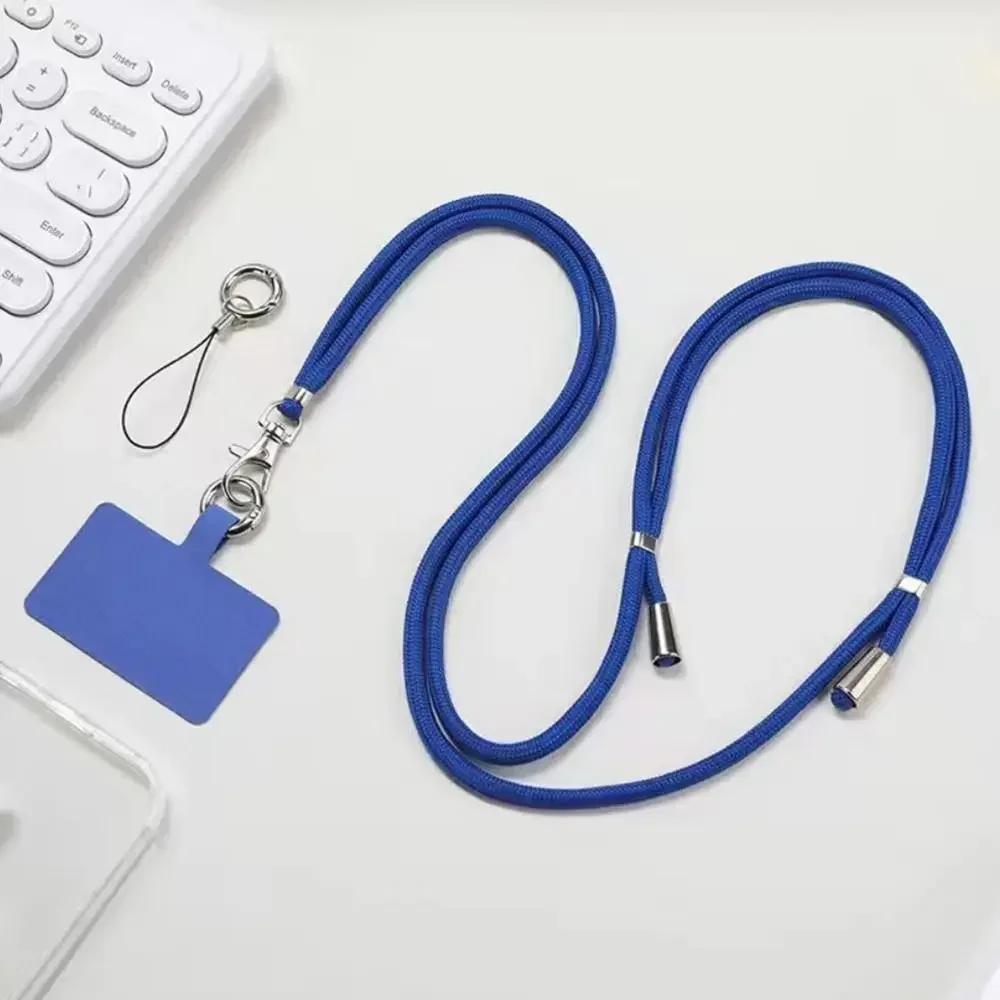 Hanging Rope With Patch Phone Lanyards Adjustable Anti-lost Phone Strap Lanyard Hanging Cord Strap Outdoor