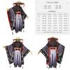 Original Genshin Impact Black Main Cosplay Costume Set Polyester Fabric Game Theme Characters)