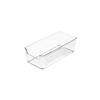 Storage Bin Transparent Surface Waterproof Multipurpose Divider Desk Drawer Office Supplies Kitchen Utensils Stackable Case