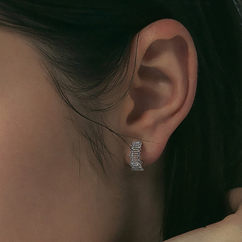 Dana Burton Crown Palace Huggie Earrings