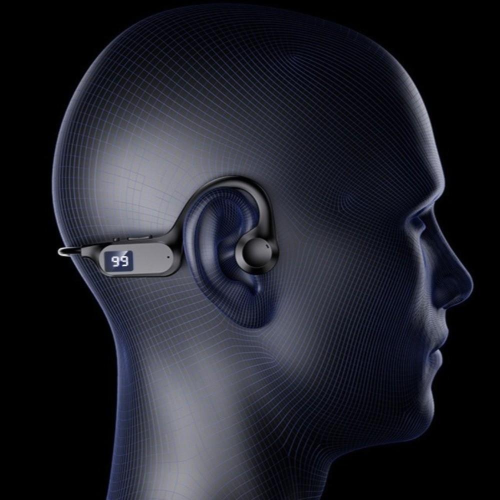 Built-in Mic Bluetooth Earphones Air Conduction Headphones Neck-Hanging Earbuds  Outdoor Activities