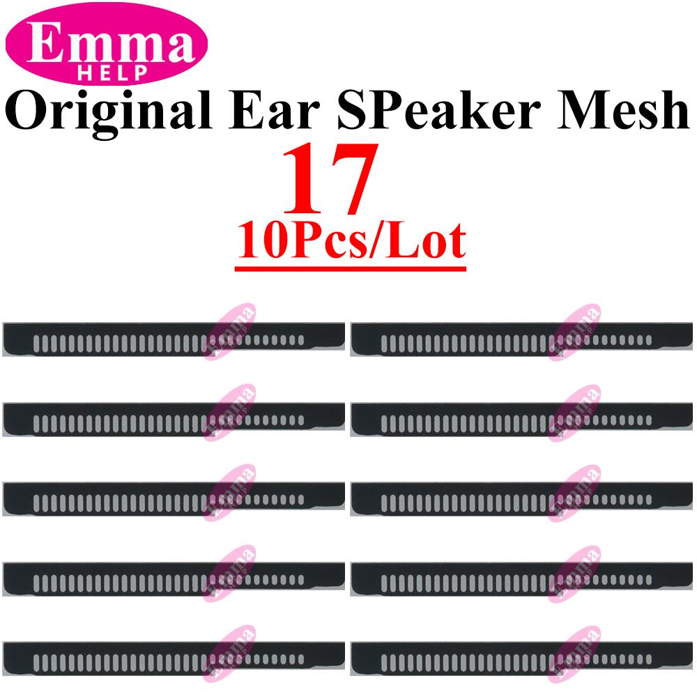 10Pcs A+ Earpiece Mesh for iPhone 14 13 12 11 Pro XR X XS Max Anti Dust Adhesive Sticker Receiver Net Double Speaker Tape