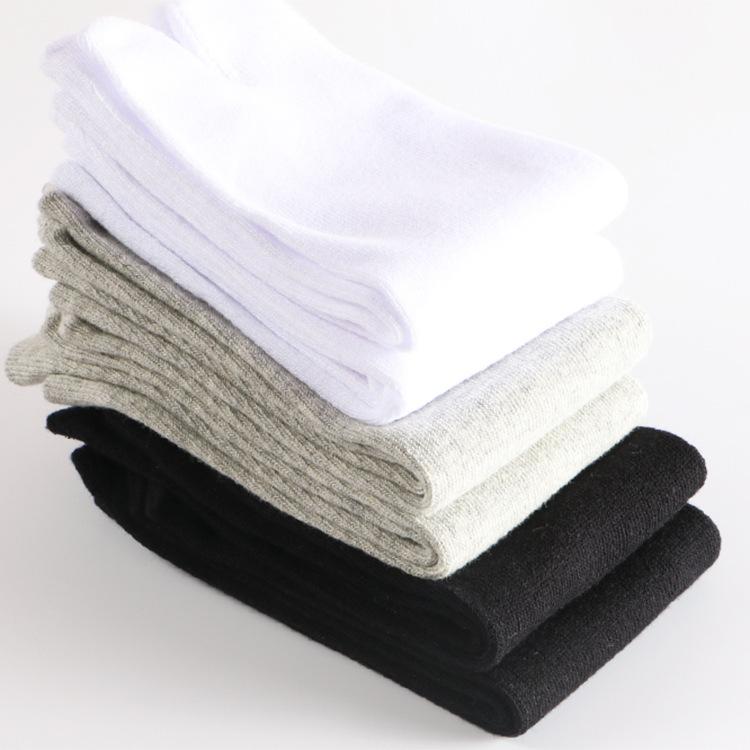 Socken mit zwei Zehen im japanischen Stil, einfarbig, Baumwolle, Herren, Damen, atmungsaktiv, getrennt, Zehensandalen, Socken mit zwei Zehen, warm, mittelhohe Socken