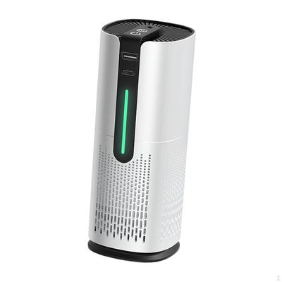 Desktop Scene Use Dust USB Purifying System with Ambient Light Lamp Air Cleaner
