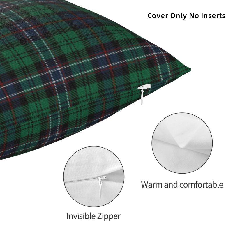 Nowoczesny szkocki tartan narodowy poszewka na poduszkę na sofę miękka popularna krata gingham dekoracja