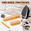 1PC/2PCS Multi-Purpose Beech Wooden Tailors Clapper Double Sided Pressing Pad for Quilting Sewing Ironing Fabric Accessories.