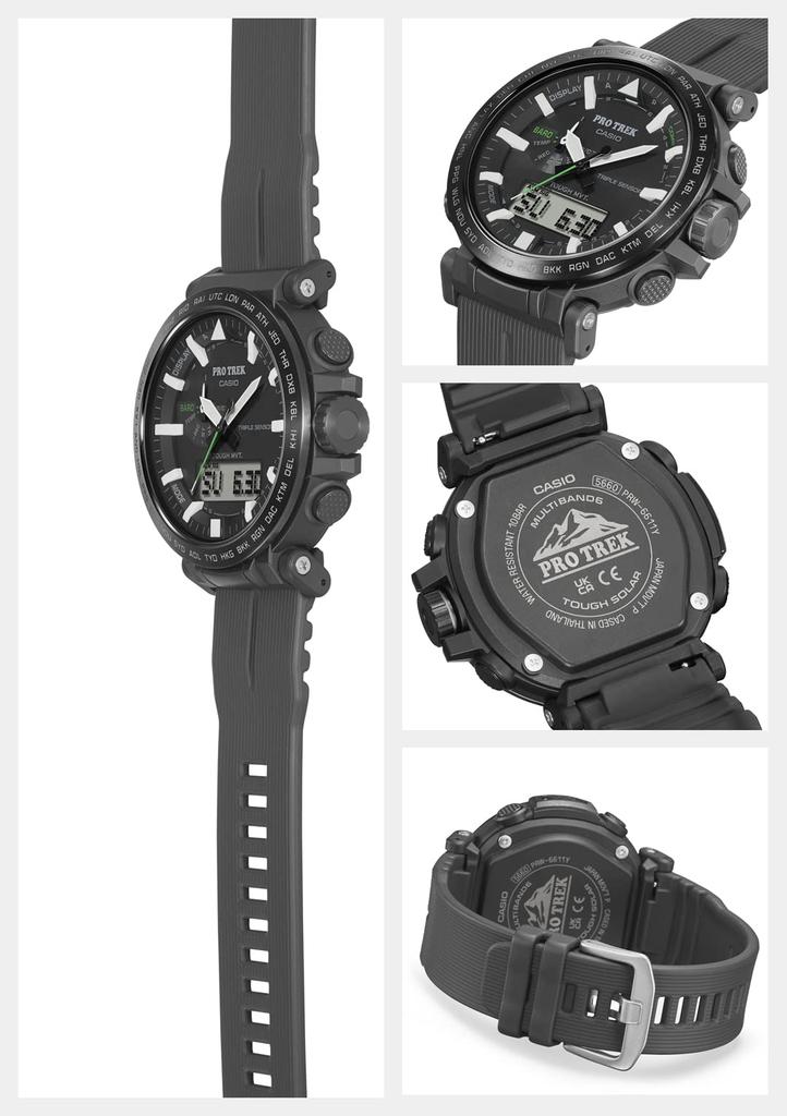 Protrek Watch Line Radio Solar Biomass Plastic Black [Casio] [Climber PRW-6621Y-1JF Men's