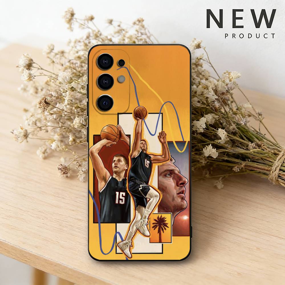 Nikola Jokic 15 MVP Phone Case For Samsung S26,25,24,23,22,21,20,30,Ultra,Plus,Fe,Lite Black Shell