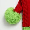 Knitted Fabric Christmas Beanie Hat Crochet Design Winter Santa Hat Holiday Knit Cap  Winter Season