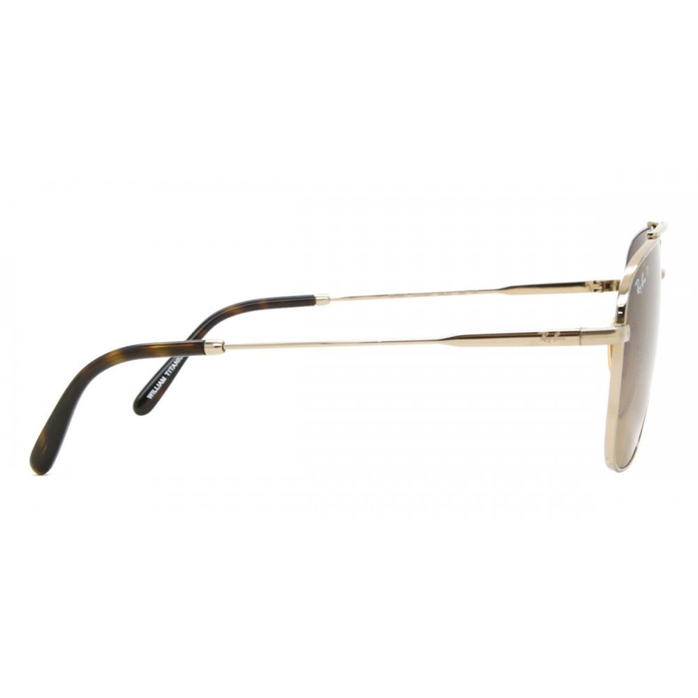 Ray Ban Rb8097 William Titanium Polarized 9265m2 Unisex Sunglasses