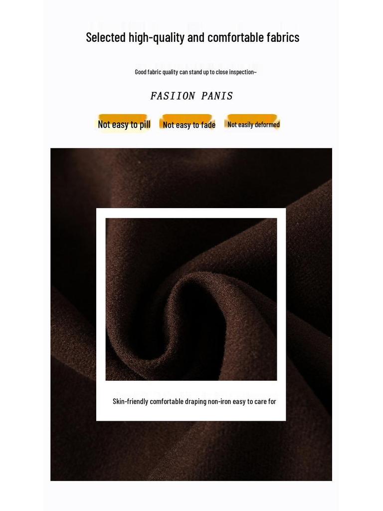 Soft & Fluffy Wool-Blend Mid-Length High-Waisted Slim-Fit Skirt for Women - 2025 Winter Collection
