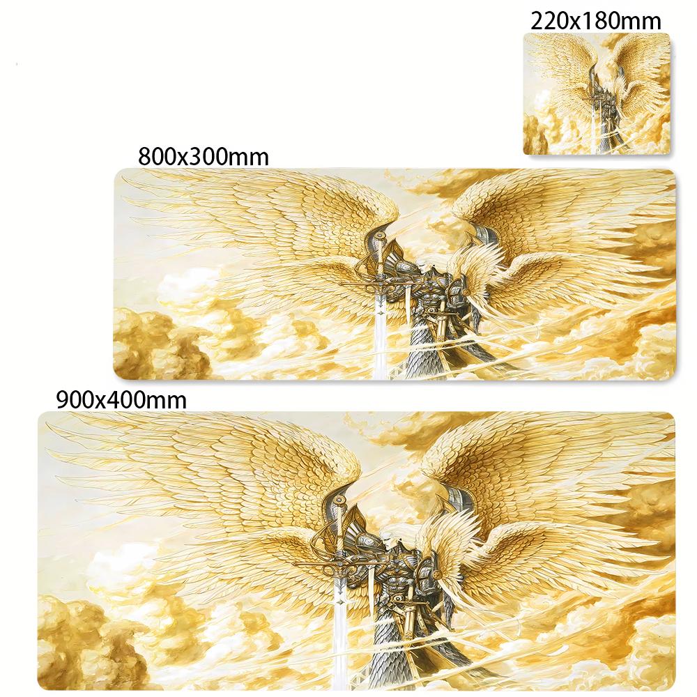 Eroi dell'Anime di Might and Magic 3 Mappa HD Mouse Pad Accessori per Laptop 400x900mm Tappetino per Tastiera da Gioco Protezione Scrivania Deskmat Tappetini