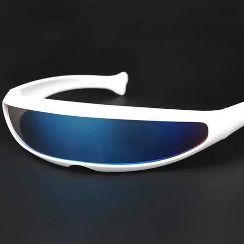 Futuristic Mirrored Sunglasses Alien Eyewear Stylish Halloween Party Costume Accessories Funny Dress Up Props