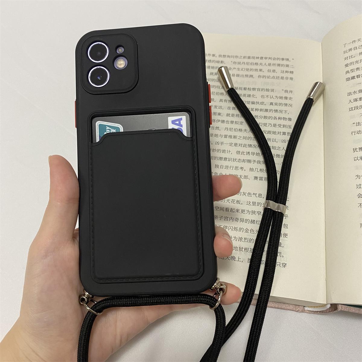 

Funda Xiaomi Poco F7 Pro F7 Ultra Candy Lanyard Card Slots Silicone Case For Poco F7 Pro Necklace With Strap Phone Cover Xiaomi Poco F7&Case & Strap