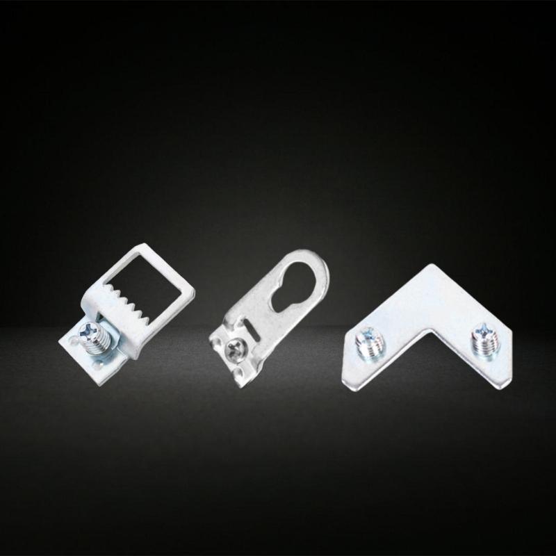 Pack Of 50 Metal Picture Frame Hooks With Screws Designed For Quick Installation In Homes Or Professional Setting