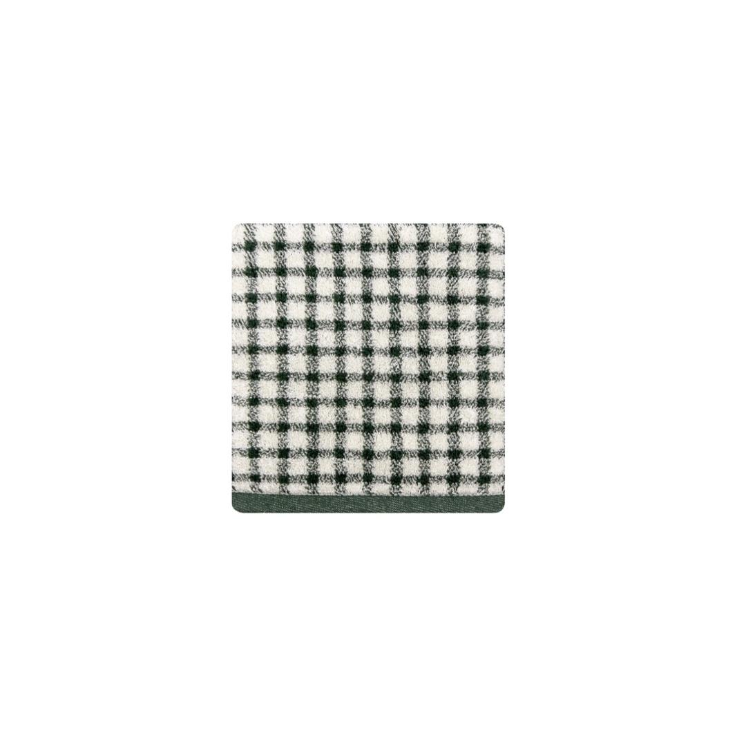 maison de cotton Greeny gingham check towel 1PCS