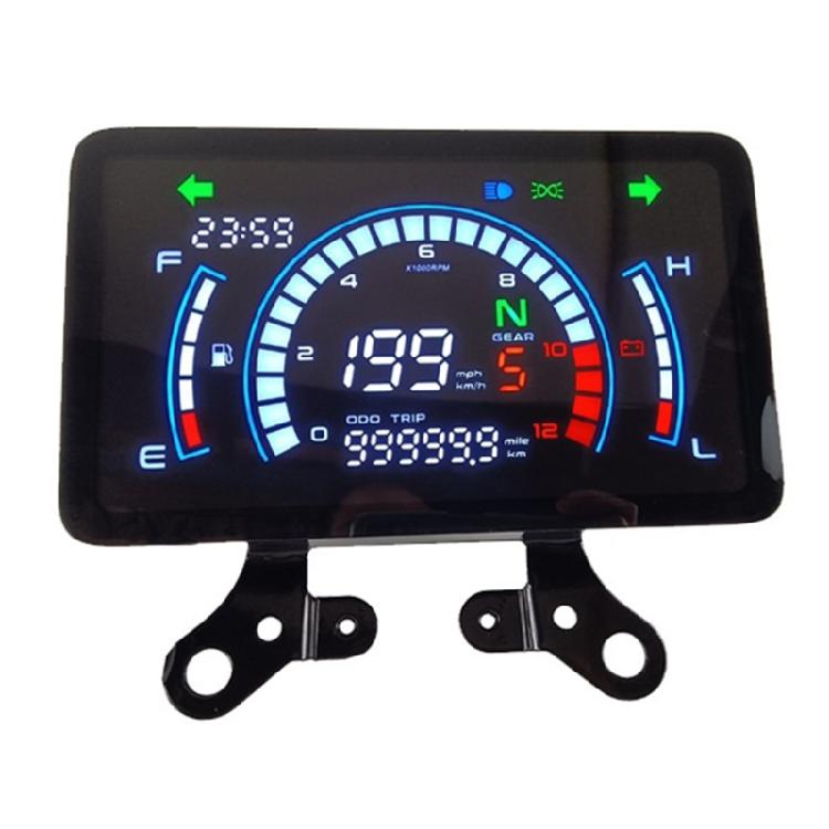 Motorcycle Dashboard Digital Gauge Panel Instrument Cluster 12V Speed Odometer Enhanced Visibility Suitable for 150 3.0