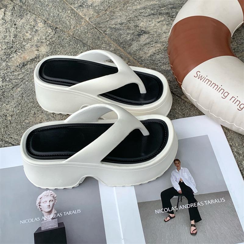 Women's Thick-Sole EVA Wedge Flip-Flops for Summer