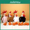 Cuddly Chicken Run Plush Toy Soft Cartoon Animals Pets Chewing Doll
