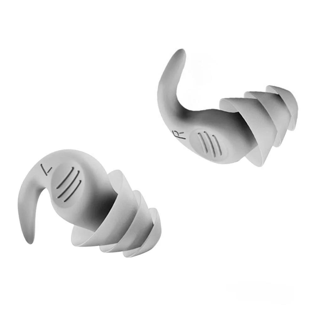 1 Pair Antinoise Earplugs Sound Insulation Ear Protection Earplugs Sleeping Swimming Travel Noise Reduction Waterproof Earplugs