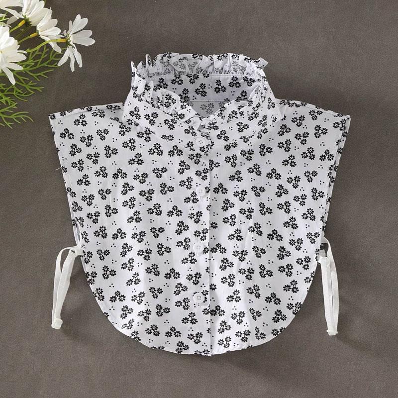 

Модный женский съемный воротник с принтом вишни, искусственный воротник, полурубашки для женщин и девочек, один размер