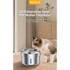 ROJECO Stainless Steel Pet Drinking Fountain Auto Cat Water Fountain Smart Pet Water Dispenser with Pump for Dog Cat Drink Bowl