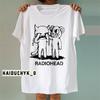 RADIOHEAD AGAINST DEMONS TOUR Unisex White T-shirt Size S-5XL Unisex T-Shirt