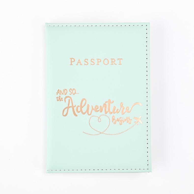 2024 Stylish PU Leather Passport and Ticket Holder with Textured Design