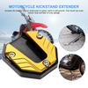 LF# Universal Enlarged Base Aluminium Alloy Kickstand Pad for Motorbike Scooter
